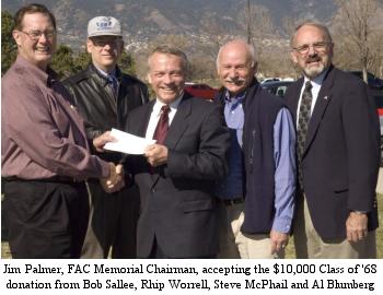 Class Donation to FAC Memorial