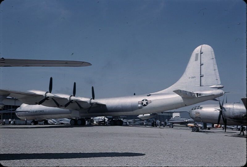 196507-A61 B-36 + B-29 - old USAF Museum WPAFB